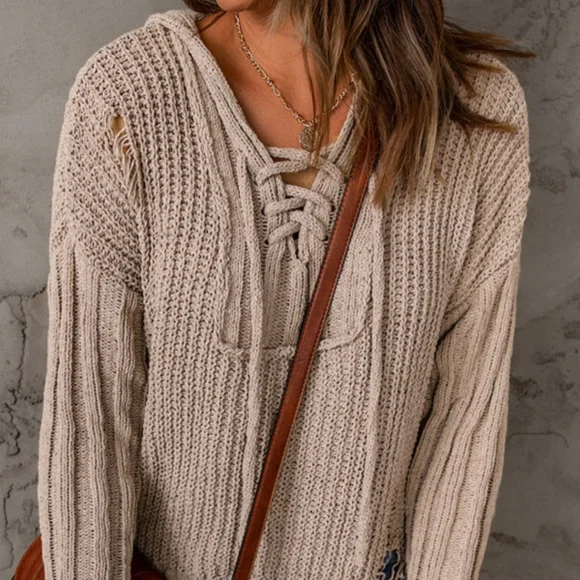 💜 New Distressed Sweater - Picture 3 of 9